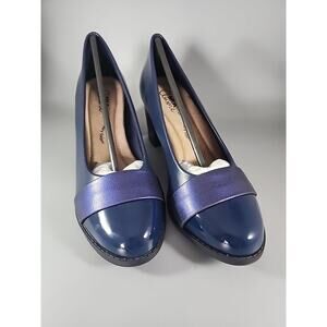MIA Amore Ivaa Navy Pumps Shoes Memory Foam Heels Size 11M